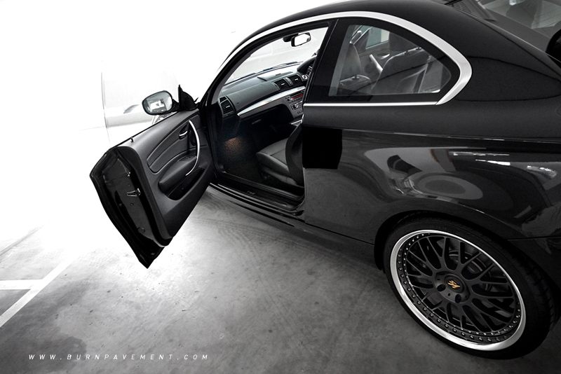 Bmw 135i Coupe Black. Black is back! BMW 135i Coupe