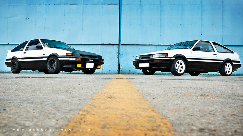 Riders On The Storm Toyota Trueno And Levin.