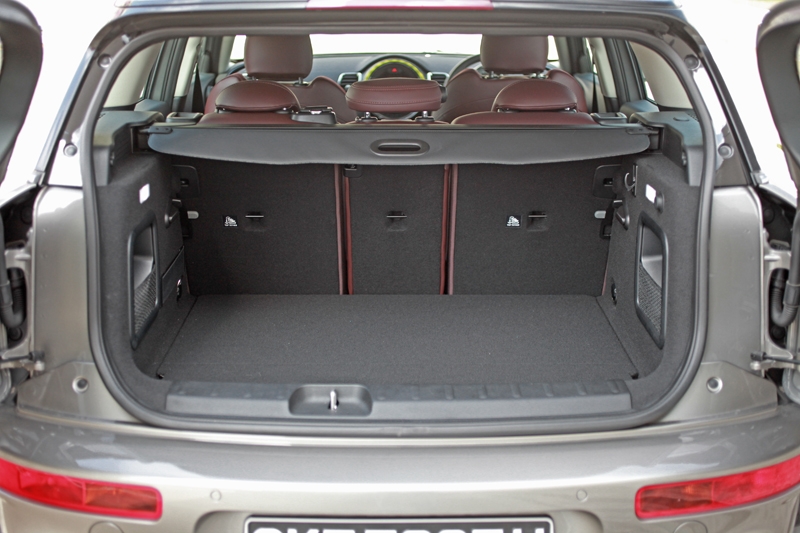 With a shallow boot, we're not sure whether we could classify the Clubman a wagon
