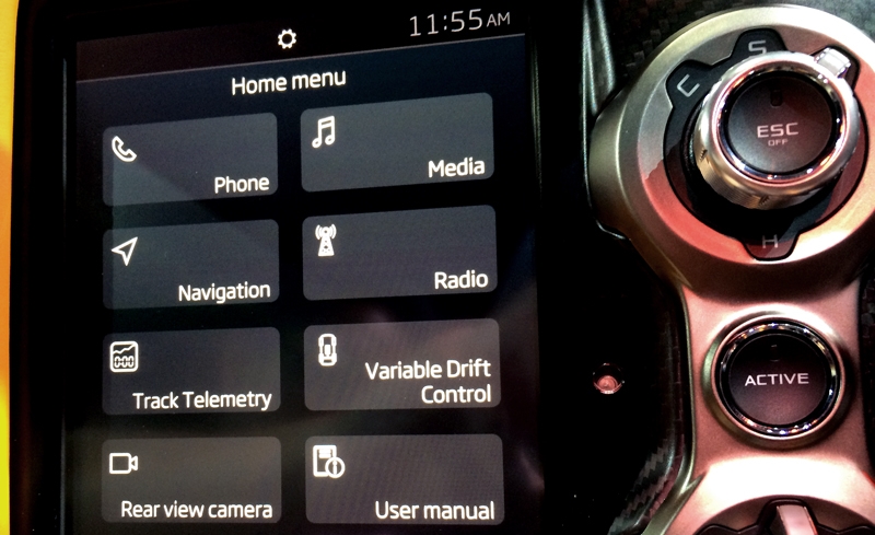 That 'Variable Drift Control' button on the touch screen caught our attention...