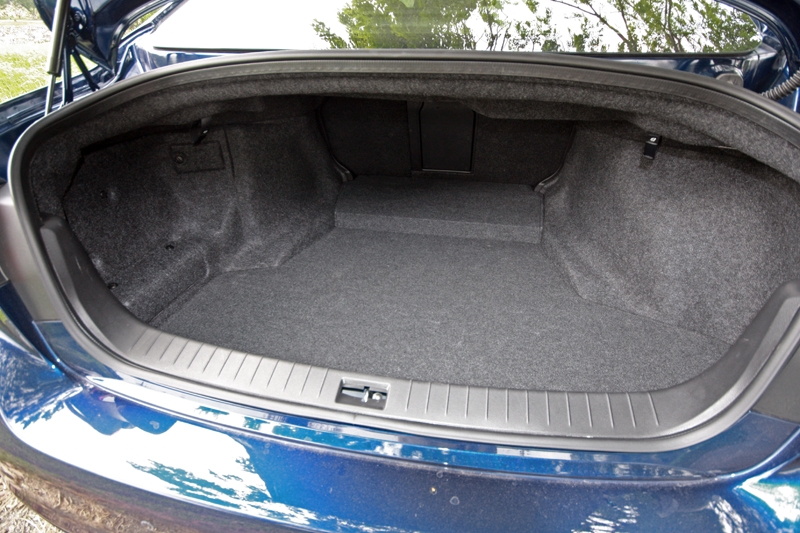 500-litre boot space here is the biggest next to the Audi, BMW and Mercedes-Benz