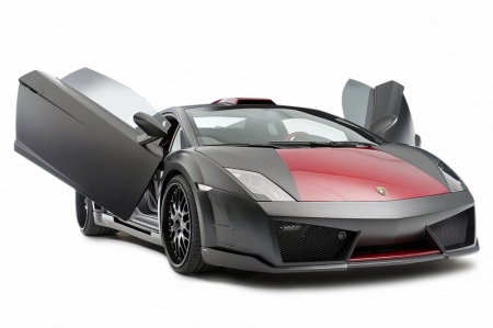 And what is the most essential part of a Lamborghini? Right, it is the wing doors. And nobody really knows why the Gallardo is not equipped with them straight away. Hamann offers these for the Victory II.