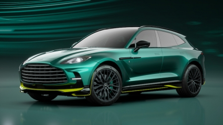 Drawing inspiration from the brand's Formula 1 contender, the AMR23 Edition instils the DBX707 with a racing identity that resonates with both the AMR23 F1 car and the Official Medical Car of Formula 1.