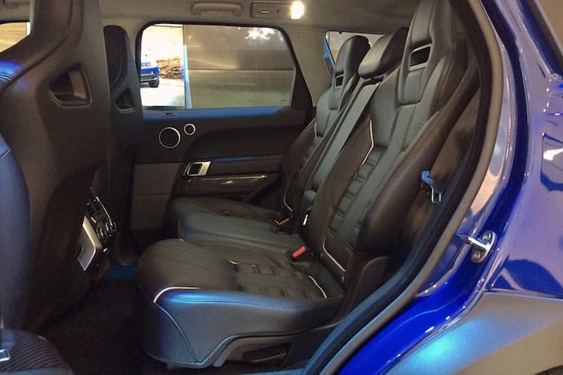 Sport seats for everyone, even at the rear!