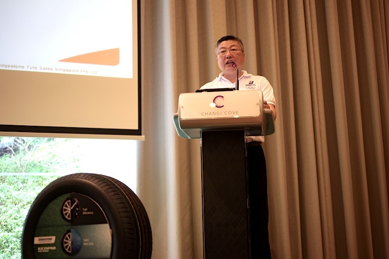 Mr Michael Tan, MD of Bridgestone Tyre Sales Singapore Pte Ltd