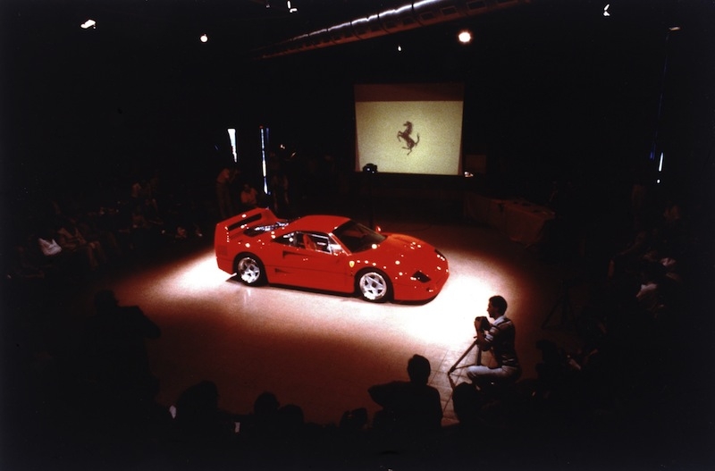 21 July 1987, the day the F40 was officially revealed to the world