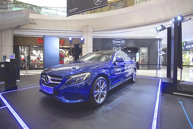 Also making its local debut is the C 350e; it is currently going through LTA's homologation