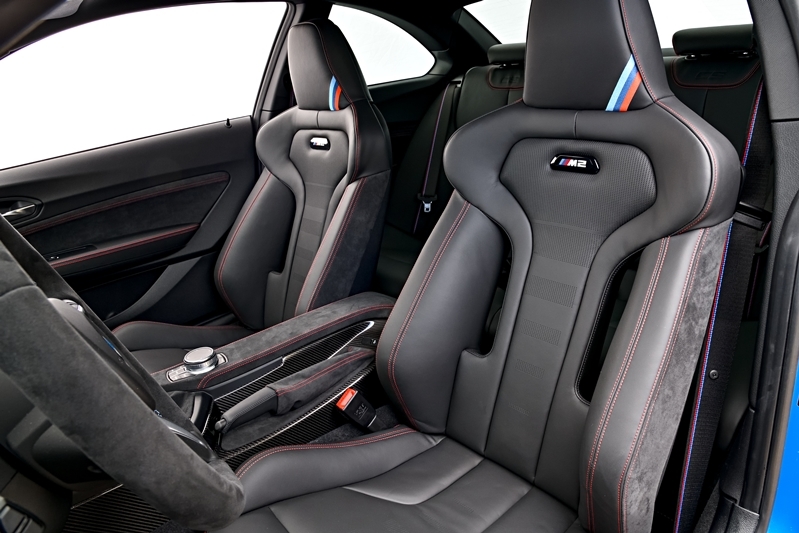 Interior Leather trims in the new BMW M2 CS 