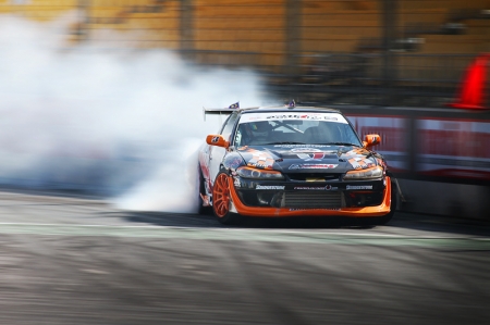 Nissan Silvia S15s or S13s with S15 front-conversions all a common weapon of choice in the 'world of sideways'.