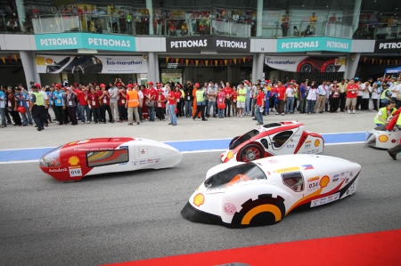 With the kick-off of the event in Asia on the 8th of July 2010, the Shell Eco-marathon has finally achieved the status of being a truly global event for the first time with 80 per cent of the teams making it on to the track for the inaugural Shell Eco-marathon ASIA 2010 which is comparable to teams who participate in Europe and the United States. This competition has been running in Europe since 1985 and the United States since 2007 and the objective of the competition is to challenge students to design, build and drive a vehicle that can travel the furthest distance on the least amount of fuel.
