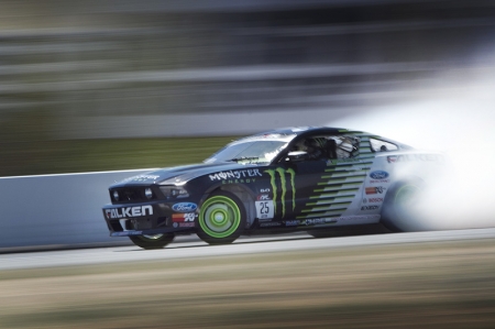 The final match-up pitted Vaughn Gittin Jr. in his Monster Energy/Falken Tire Ford Mustang against Ryan Tuerck in the Mobil 1/Maxxis Pontiac Solstice. Gittin edged out Tuerck for his second victory of the season increasing his lead overall in the championship standings with only one event remaining in the season.