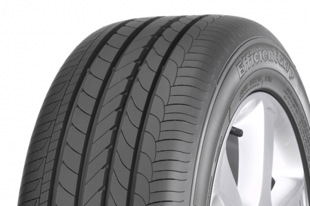 Performance wise, the Eagle EfficientGrip is designed for maximum control in all year round driving conditions and reduced wet-braking distances for rock-solid vehicle stability. With a high number of biting edges gripping the road surface for greater traction, the tyre is built with the maximum ratio of blading in the contact patch to achieve safer cornering and maximum grip in all driving conditions. Based on external tests on wet-braking performance, the Eagle EfficientGrip outperforms a leading competitor in its class. This wet-braking test was conducted by TÃœV SÃœD Automotive GmbH in Mireval, on size 205/55 R16 on a low mu wet asphalt surface, and showed that the Eagle EfficientGrip indeed reduces wet-braking distances of up to 1.7 metres versus a leading competitor. The Goodyear Eagle EfficientGrip is available in 17 sizes in 45 — 65 series, 15-17 inch rims with V, W and Y speed ratings.