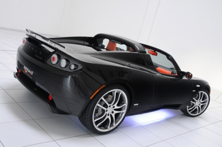 The goal of the BRABUS customization concept for the Tesla Roadster is to define a potential limited edition as well as an individual tuning program for the Tesla driver.