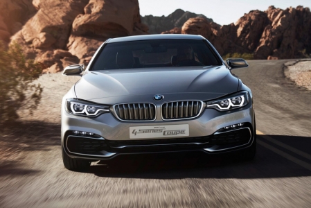 With a wheelbase that measures 50 mm longer than that of the existing 3-Series Coupe, (45 mm has been added to the front track and 80 mm to the rear track), the car looks substantially longer in the photos already. At 1,826 mm wide, the BMW 4-Series Coupe Concept is 44 mm broader than its predecessor, its roof line is also 16 mm lower - all this results in a more low-slung stance and sportier proportions.