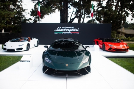 The trio of special edition cars were revealed to showcase Lamborghini’s Ad Personam bespoke program, which allows customers to choose from an infinite combination of colours and materials, providing them with the opportunity to create vehicles with truly unique characteristics.