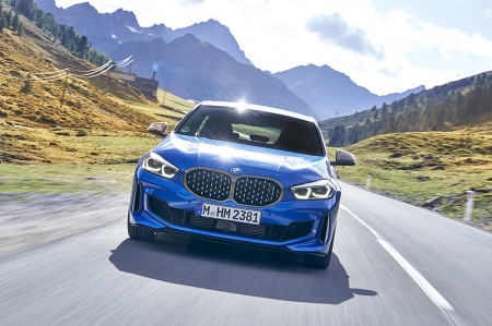 We're carving some seriously beautiful (but narrow) mountain roads from Munich to Austria as we sample two variants, the 118i diesel and the M135i, from BMW's new 1 series, now dubbed 'The 1', by the brand.