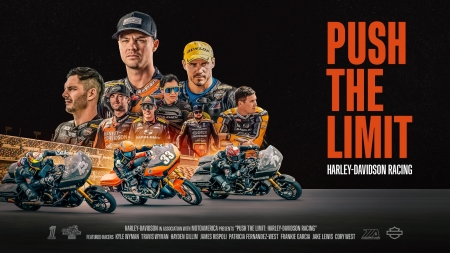 Harley-Davidson released a preview of Push the Limit: Harley-Davidson Racing Season 2, a dramatic new docuseries on YouTube that follows the Harley-Davidson Factory Race Team and other racers during the 2023 season of the MotoAmerica Mission King of the Baggers series. 

The adrenaline-fueled docuseries puts fans behind the scenes and right in the middle of the wheel-to-wheel action, showcasing the excitement of King of the Baggers racing and providing a behind-the-scenes perspective of the immense effort these racers and teams make to achieve victory.

The six-episode docuseries will be released episodically, with a new episode debuting each week, beginning Friday, April 5 at SGT 11pm (GMT +8) on the Harley-Davidson App for members, followed by a YouTube release on Tuesday, April 9 at SGT 8am (GMT +8).

Push the Limit: Harley-Davidson Racing Season 2 follows select King of the Baggers racers throughout the 2023 season, including the most successful racer in MotoAmerica King of the Baggers history, Factory Harley-Davidson pilot Kyle Wyman.

Wyman won seven races during the 2023 King of the Baggers season and finished third in the season championship. Wyman has won 14 of 26 events since the start of the series in 2021 and earned the 2021 championship. King of the Baggers 2023 and defending champion Hayden Gillim, and racers James Rispoli, Travis Wyman, Cory West, Jake Lewis, Patricia Fernandez-West, Frankie Garcia, and others also appear in the docuseries.

The MotoAmerica Mission King of the Baggers series offers exciting competition between American V-Twin touring motorcycles that have been prepared for competition and equipped with a fairing/windscreen and saddlebags. The 2024 season was expanded to 18 races over nine double-header weekends held in conjunction with the MotoAmerica Superbike Series. The season’s first races were held in Daytona the first weekend of March.

For the 2024 season, the Harley-Davidson Factory Race Team is sponsored by Mission Foods, Rockford Fosgate, Brembo, Öhlins, Protolabs, SYN3 lubricants, and Screamin’ Eagle Performance Parts and Accessories.



2024 MotoAmerica Mission King Of The Baggers Remaining Schedule
(Two races each weekend)
April 12-13: Circuit of The Americas - Austin, Texas (Red Bull Grand Prix of The Americas)
April 19-21: Michelin Raceway Road Atlanta - Braselton, Ga.
May 31-June 2: Road America - Elkhart Lake, Wis.
June 14-16: Brainerd International Raceway - Brainerd, Minn.
July 12-14: WeatherTech Raceway Laguna Seca - Monterey, Calif.
August 16-18: Mid-Ohio Sports Car Course - Lexington, Ohio
September 13-15: Circuit of the Americas - Austin, Texas
September 27-29: New Jersey Motorsports Park - Millville, N.J.